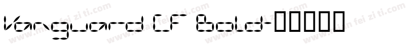 Vanguard CF Bold字体转换